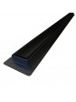 Black stainless steel linear drain 110 cm from Viega siphon - 3